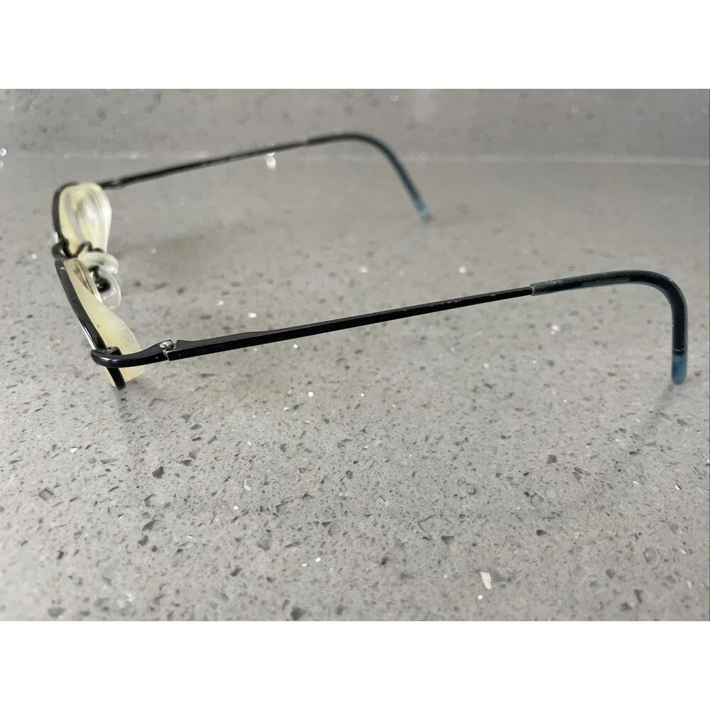 OLIVER OL 226 EYEGLASSES FRAMES ONLY METAL ITaly R1R 49-20-140 Black Full Rim